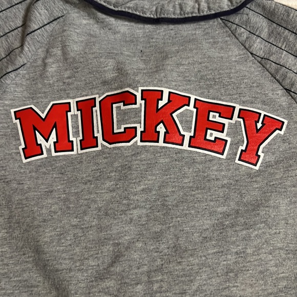 Disney Baseball Style Shirt with Mickey Mouse, Size 5 - Picture 7 of 9